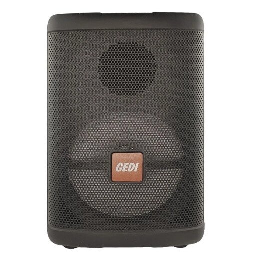 Колонка Big Gedi 892 bluetooth + мікрофон (248х210х386) USB/MP3/FM/BT/TWS black від компанії shop-shap - фото 1