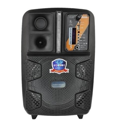 Колонка Big PK-16 bluetooth + мікрофон (198х158х320) USB/MO3/FM/TWS black від компанії shop-shap - фото 1