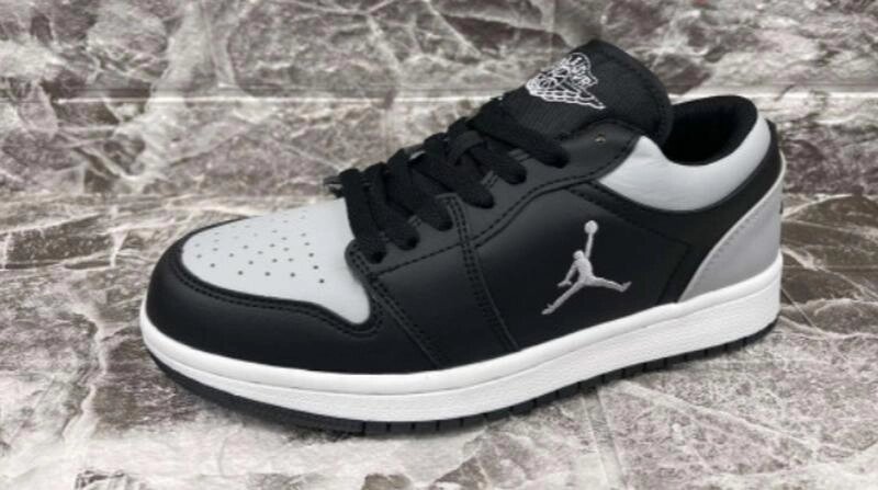 Кросівки чоловічі Nike Air Jordan, натуральна шкіра, чорні . розм 46 від компанії shop-shap - фото 1