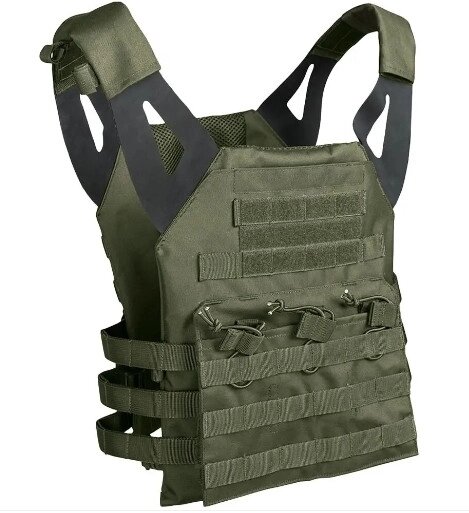 Легка плитоноска жилет Mil-tec Vest GEN. II під плити 25х30 (Оливковий) від компанії shop-shap - фото 1