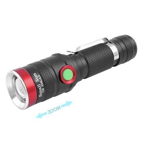 Ліхтар COP BL-736-T6 880000 + zoom + microUSB + 18650 від компанії shop-shap - фото 1