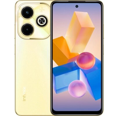 Мобільний телефон Infinix Hot 40i 4/128Gb NFC Horizon Gold (4894947012839) від компанії shop-shap - фото 1