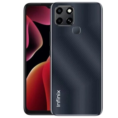 Мобільний телефон Infinix Smart 6 2/32Gb NFC Polar Black (4895180775932) від компанії shop-shap - фото 1