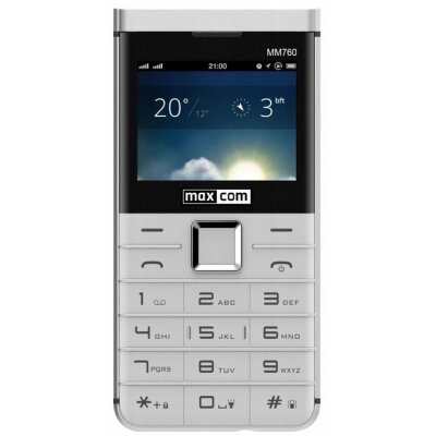 Мобільний телефон Maxcom MM760 White (5908235974897) бабушкофон  є blask від компанії shop-shap - фото 1