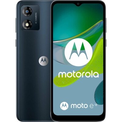 Мобільний телефон Motorola E13 2/64GB Cosmic Black (PAXT0034RS) від компанії shop-shap - фото 1