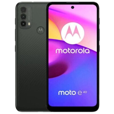 Мобільний телефон Motorola E40 4/64GB Carbon Gray від компанії shop-shap - фото 1