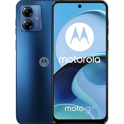 Мобільний телефон Motorola G14 4/128GB Sky Blue (PAYF0027RS/PAYF0004PL) від компанії shop-shap - фото 1