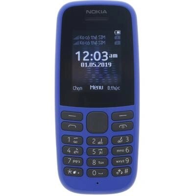 Мобільний телефон Nokia 105 DS 2019 Blue (16KIGL01A01) від компанії shop-shap - фото 1