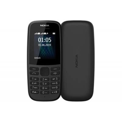 Мобільний телефон Nokia 105 SS 2019 Black (16KIGB01A13) від компанії shop-shap - фото 1