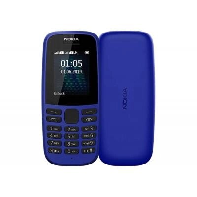 Мобільний телефон Nokia 105 SS 2019 Blue (16KIGL01A13) від компанії shop-shap - фото 1