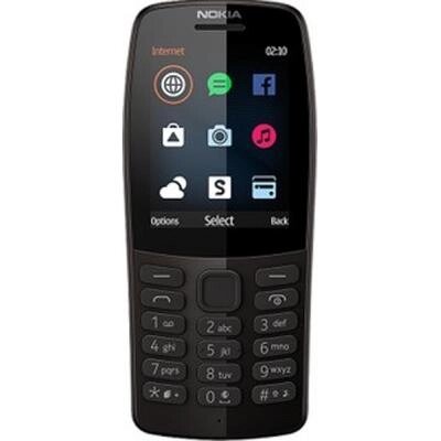 Мобільний телефон Nokia 210 DS Black (16OTRB01A02) від компанії shop-shap - фото 1