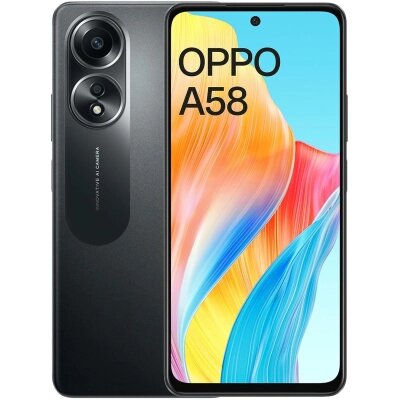 Мобільний телефон Oppo A58 8/128GB Glowing Black (OFCPH2577_BLACK) від компанії shop-shap - фото 1