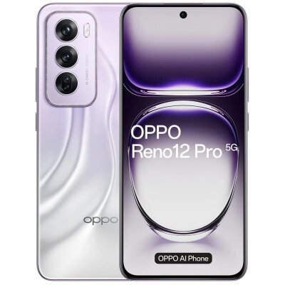 Мобільний телефон Oppo Reno12 Pro 5G 12/512GB Nebula Silver (OFCPH2629_SILVER) від компанії shop-shap - фото 1