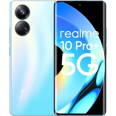 Мобільний телефон realme 10 Pro Plus 5G 12/256GB Nebula Blue від компанії shop-shap - фото 1