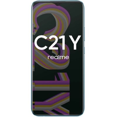 Мобільний телефон realme C21Y 3/32Gb (RMX3263) no NFC Cross Blue від компанії shop-shap - фото 1