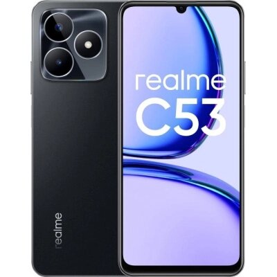 Мобільний телефон realme C53 6/128GB Mighty Black від компанії shop-shap - фото 1