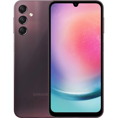 Мобільний телефон Samsung Galaxy A24 6/128Gb Dark Red (SM-A245FDRVSEK) від компанії shop-shap - фото 1