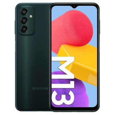 Мобільний телефон Samsung Galaxy M13 4/128GB Deep Green (SM-M135FZGGSEK) від компанії shop-shap - фото 1