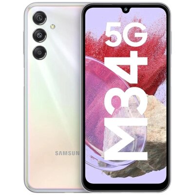 Мобільний телефон Samsung Galaxy M34 5G 8/128GB Silver (SM-M346BZSGSEK) від компанії shop-shap - фото 1