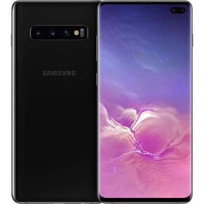 Мобільний телефон Samsung SM-G975FC/128 (Galaxy S10 Plus 8/128GB) Ceramic Black (SM-G975FCKDSEK) від компанії shop-shap - фото 1