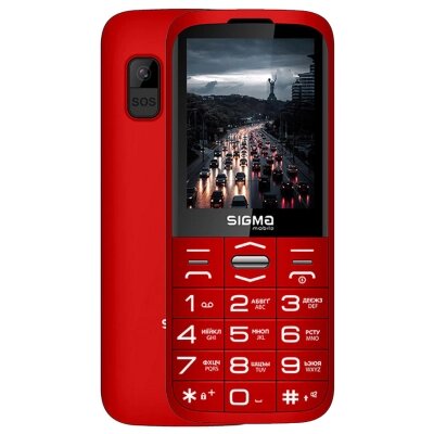 Мобільний телефон Sigma Comfort 50 Grace Type-C Red (4827798121825) . 1700 mAh від компанії shop-shap - фото 1