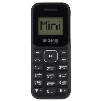 Мобільний телефон Sigma X-style 14 MINI Black-Green (4827798120729) від компанії shop-shap - фото 1