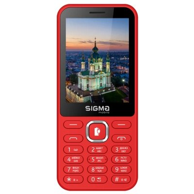 Мобільний телефон Sigma X-style 31 Power Type-C Red (4827798855058)  3100 mAh від компанії shop-shap - фото 1