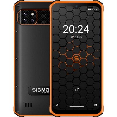 Мобільний телефон Sigma X-treme PQ56 Black Orange (4827798338025) . 10000 mAh від компанії shop-shap - фото 1