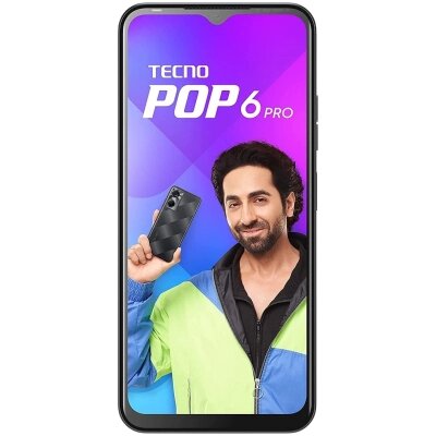 Мобільний телефон Tecno BE8 (POP 6 Pro 2/32Gb) Polar Black (4895180785511) від компанії shop-shap - фото 1