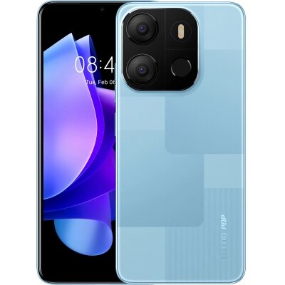 Мобільний телефон Tecno BF6 (POP 7 2/64Gb) Capri Blue (4895180793592) від компанії shop-shap - фото 1