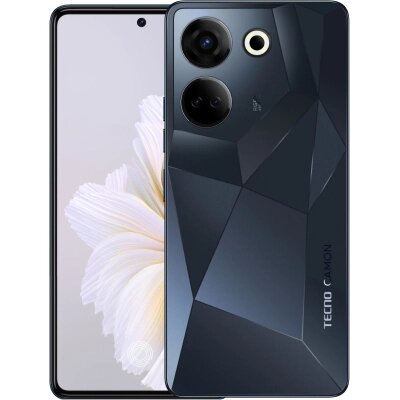 Мобільний телефон Tecno CK7n (Camon 20 Pro 8/256Gb) Predawn Black (4895180799792) від компанії shop-shap - фото 1