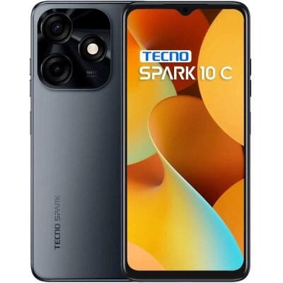 Мобільний телефон Tecno KI5k (Spark 10C 4/128Gb) Meta Black (4895180798153) від компанії shop-shap - фото 1