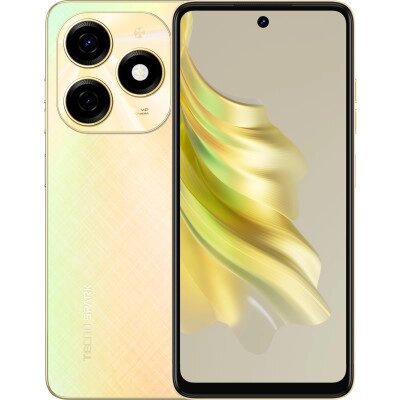 Мобільний телефон Tecno KJ5n (Spark 20 8/128Gb) Neon Gold (4894947013560) від компанії shop-shap - фото 1