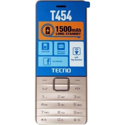 Мобільний телефон Tecno T454 Champagne Gold (4895180745980) від компанії shop-shap - фото 1