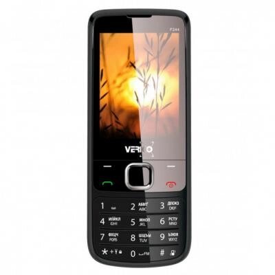 Мобільний телефон Verico Style F244 Black (4713095606724) рус - укр клавіатура від компанії shop-shap - фото 1