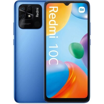 Мобільний телефон Xiaomi Redmi 10C 4/128GB Ocean Blue від компанії shop-shap - фото 1