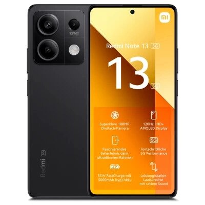 Мобільний телефон Xiaomi Redmi Note 13 5G 8/256GB Graphite Black (1020561) від компанії shop-shap - фото 1