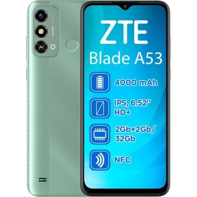 Мобільний телефон ZTE Blade A53 2/32GB Green від компанії shop-shap - фото 1