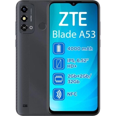 Мобільний телефон ZTE Blade A53 2/32GB Grey від компанії shop-shap - фото 1