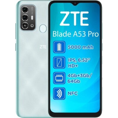 Мобільний телефон ZTE Blade A53 Pro 4/64GB Green від компанії shop-shap - фото 1