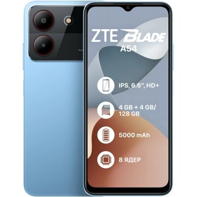 Мобільний телефон ZTE Blade A54 4/128GB Blue (1011467) від компанії shop-shap - фото 1