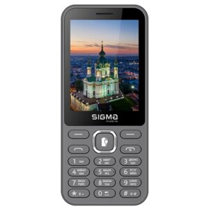Мобільний телефон Sigma X-style 31 Power Type-C Grey (4827798855034) 3100 mAh