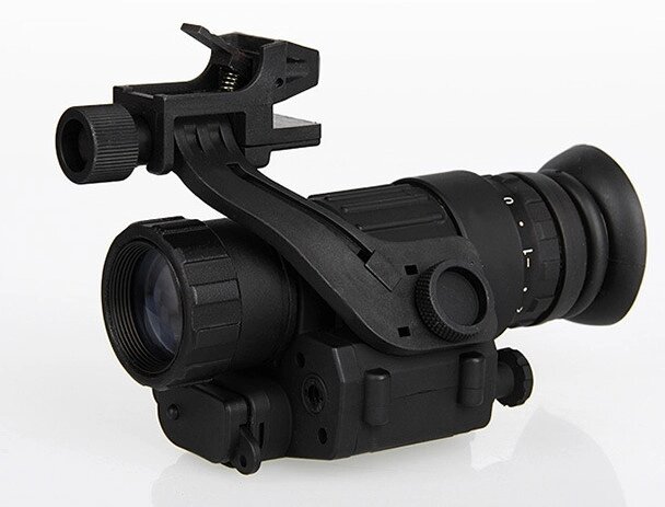 Монокуляр нічного бачення Night Vision PVS-14 4х з J-arm кріпленнями на шолом від компанії shop-shap - фото 1