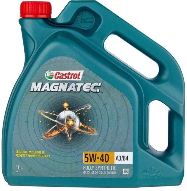 Моторне масло Castrol Magnatec 5w-40-Синтетичне 4л від компанії shop-shap - фото 1