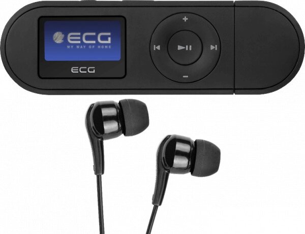 MP3 плеєр ECG PMP-20-4GB-Black чорний від компанії shop-shap - фото 1