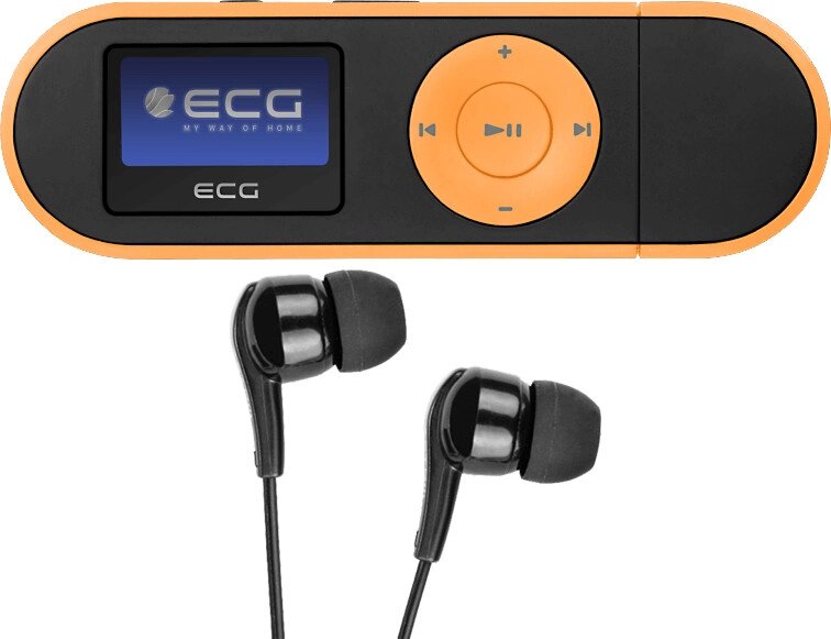 MP3 плеєр ECG PMP-20-4GB-Orange помаранчевий від компанії shop-shap - фото 1