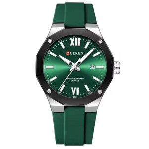 Чоловічий наручний годинник Curren Original (Green)