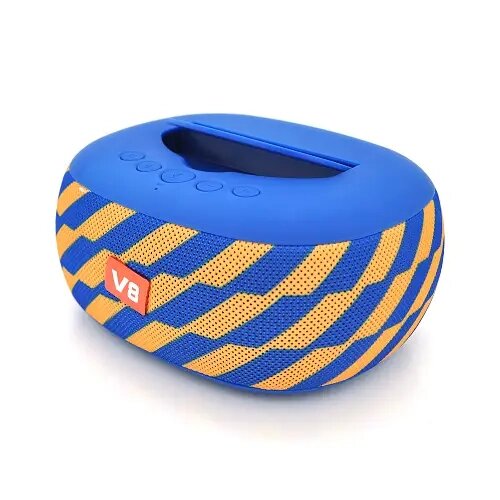 Музична колонка JBL V8 bluetooth Синьо-жовтий від компанії shop-shap - фото 1