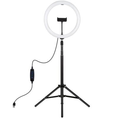 Набір блогера Puluz Ring USB LED lamp PKT3061B 11.8" + tripod 1.65 м (PKT3061B) від компанії shop-shap - фото 1