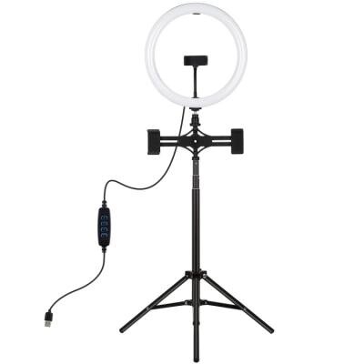 Набір блогера Puluz Ring USB LED lamp PKT3062B 11.8" + tripod 1.65 м (PKT3062B) від компанії shop-shap - фото 1